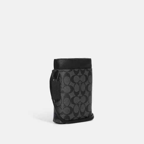 coach ハドソン フォーン ランヤード シグネチャー キャンバス